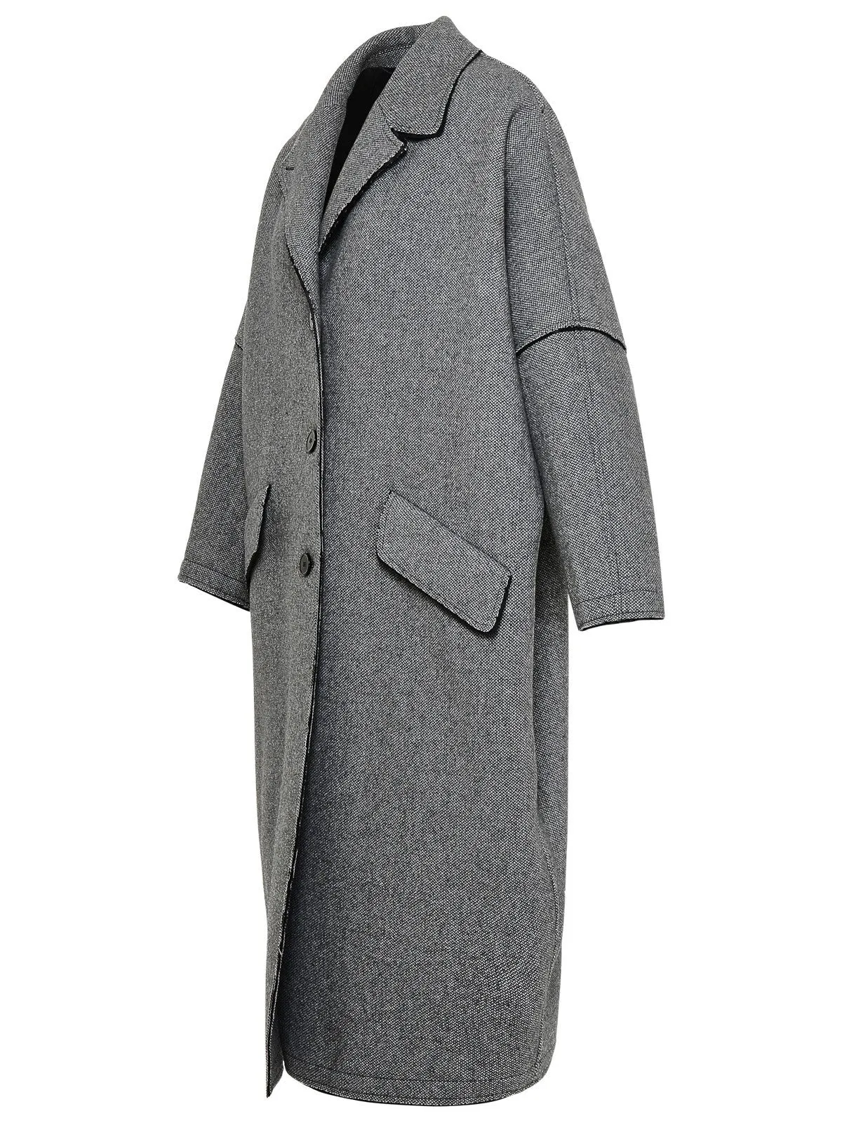 MM6 Maison Margiela Single-Breasted Long-Sleeved Coat