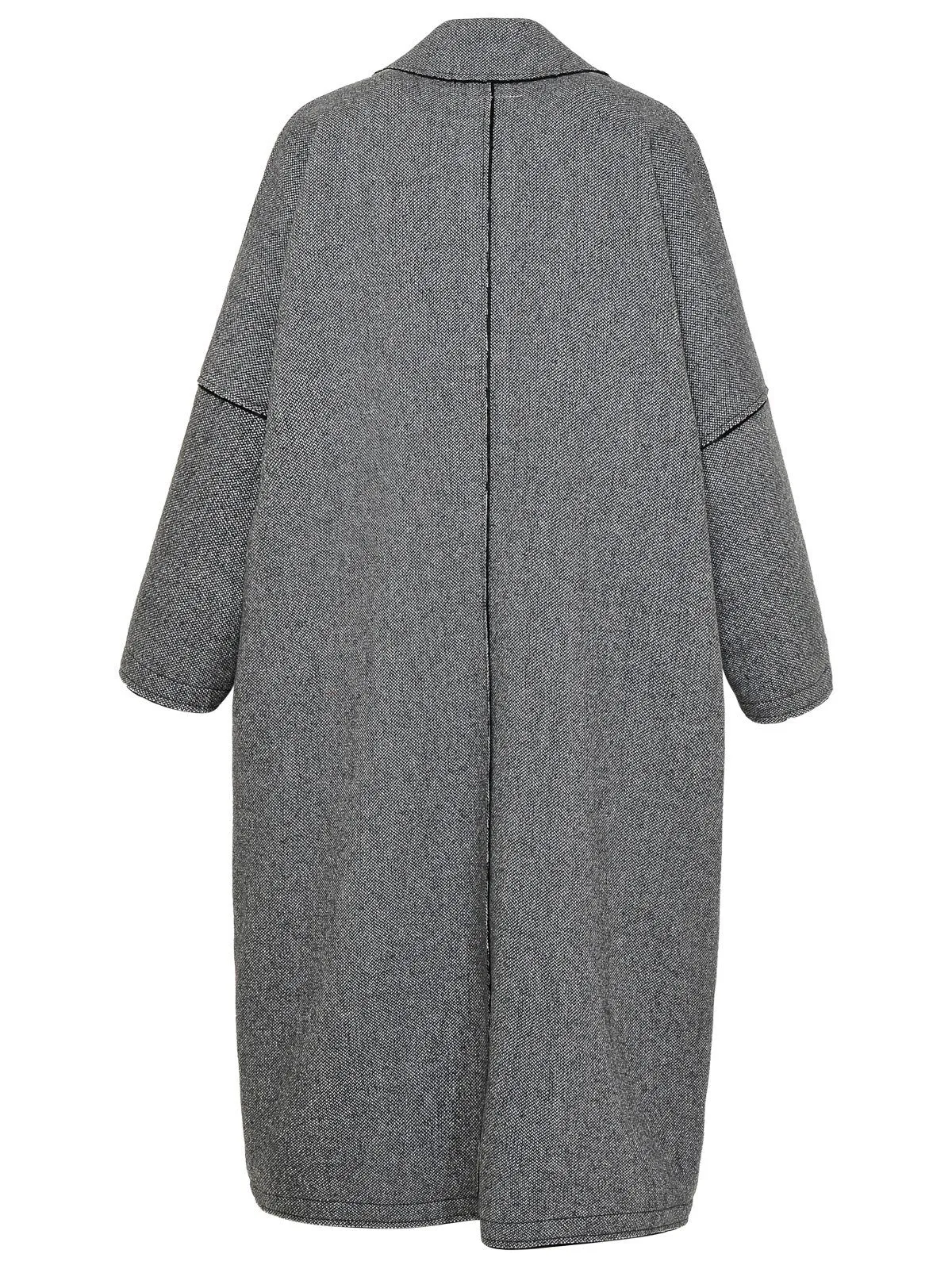 MM6 Maison Margiela Single-Breasted Long-Sleeved Coat