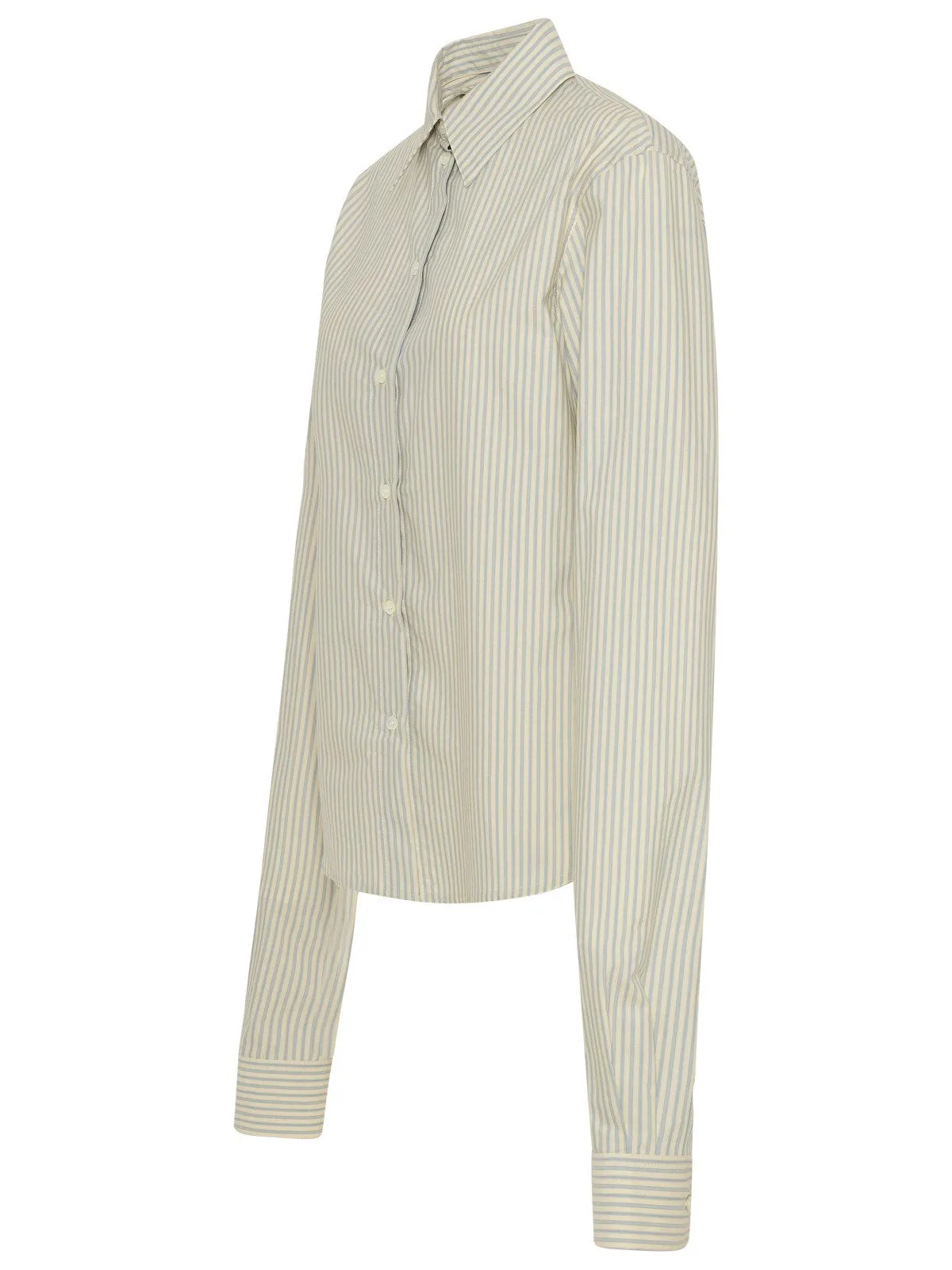 MM6 Maison Margiela Striped Long Sleeved Shirt