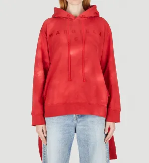 MM6 Maison Margiela Tie-Dyed Tied Waist Hoodie