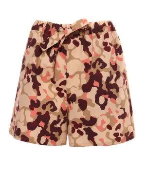 Moncler Camo Printed Drawstring Track Shorts