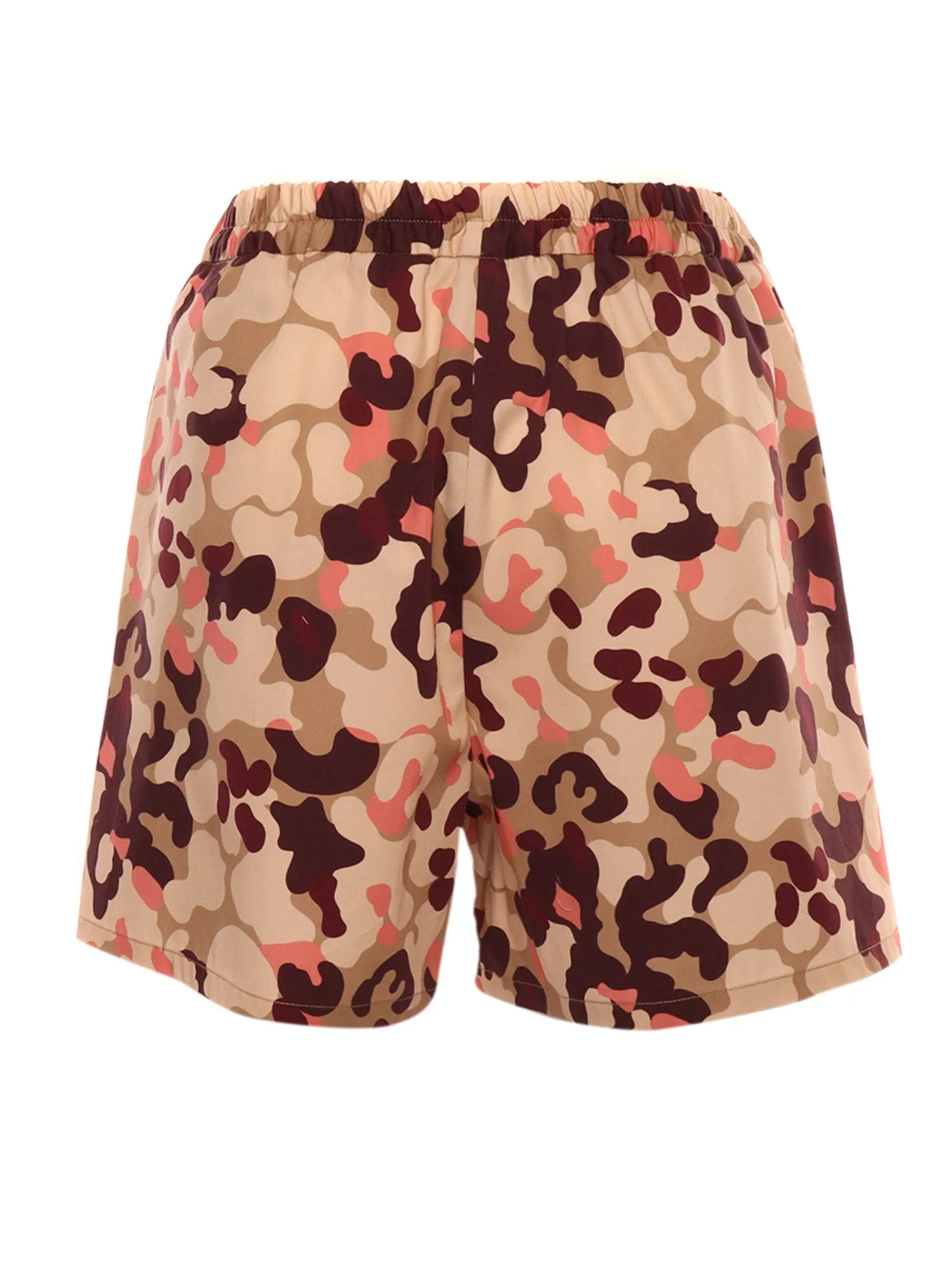 Moncler Camo Printed Drawstring Track Shorts