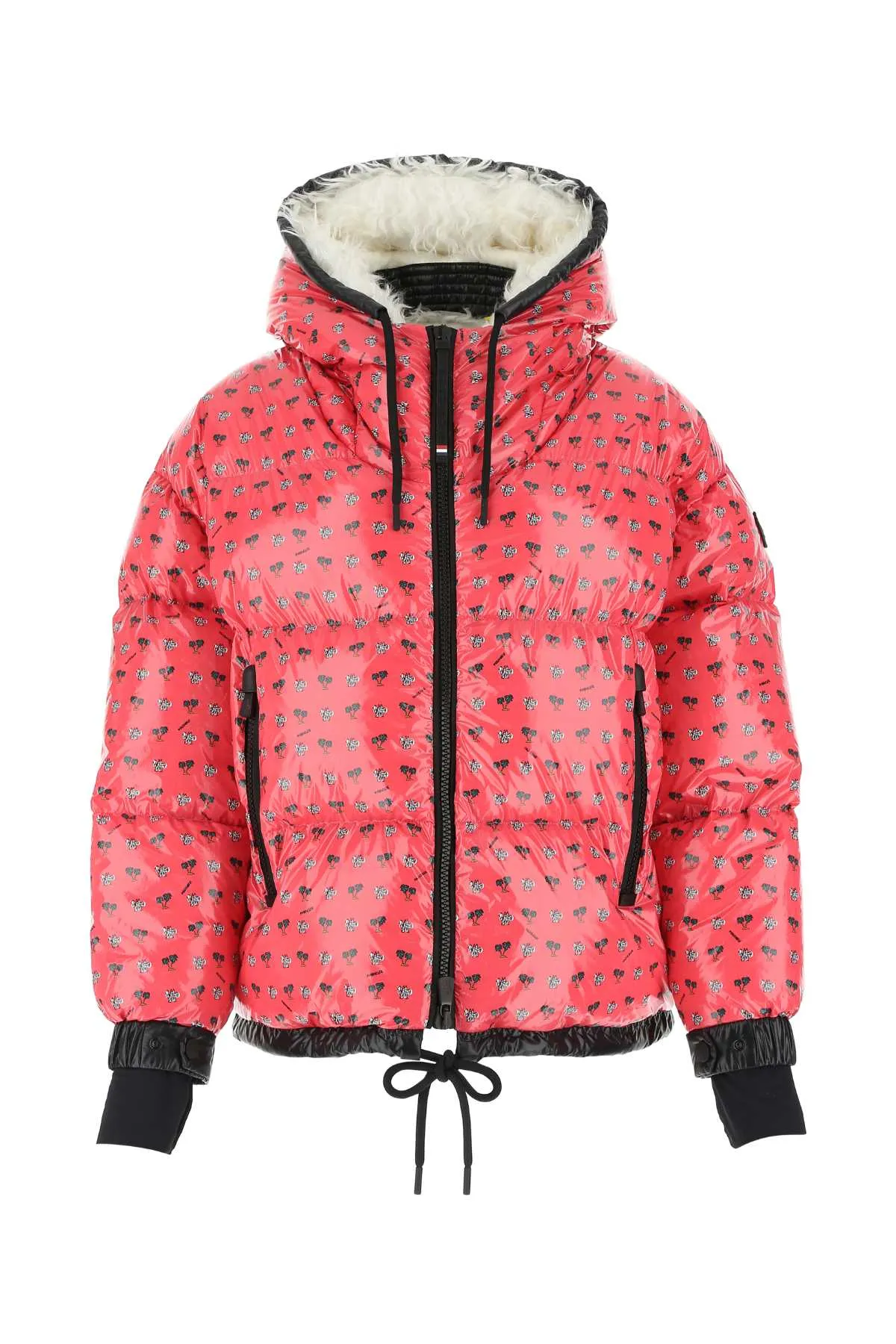 Moncler Grenoble Graphic Printed Hooded Puffer Jacket