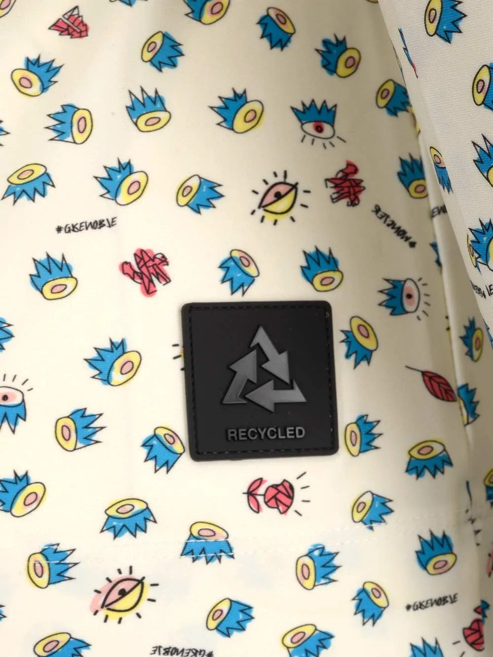 Moncler Grenoble Graphic Printed Turtle-Neck Top