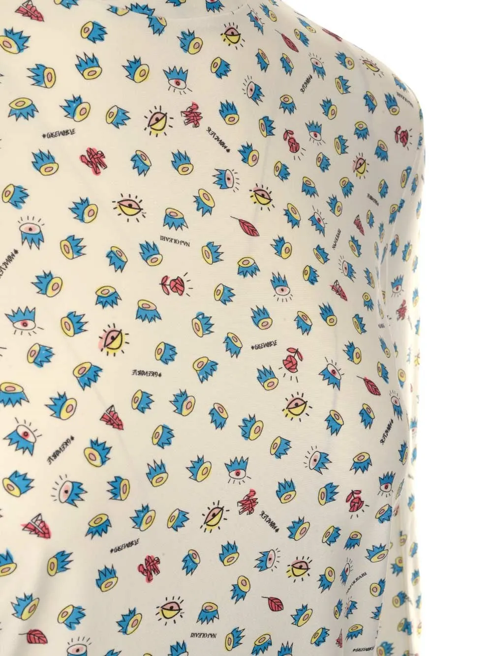 Moncler Grenoble Graphic Printed Turtle-Neck Top