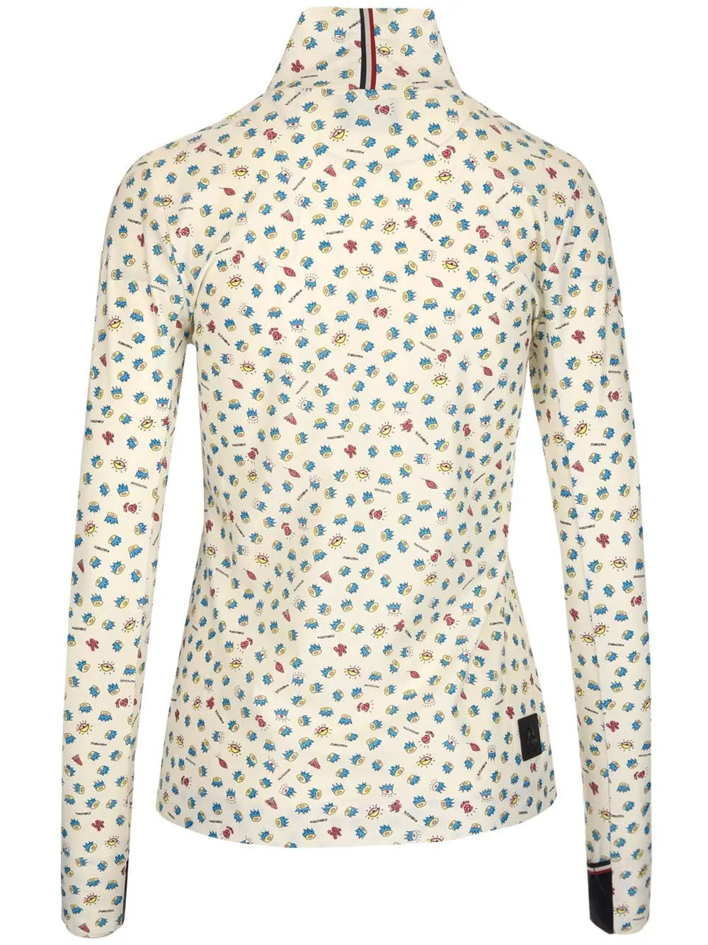 Moncler Grenoble Graphic Printed Turtle-Neck Top