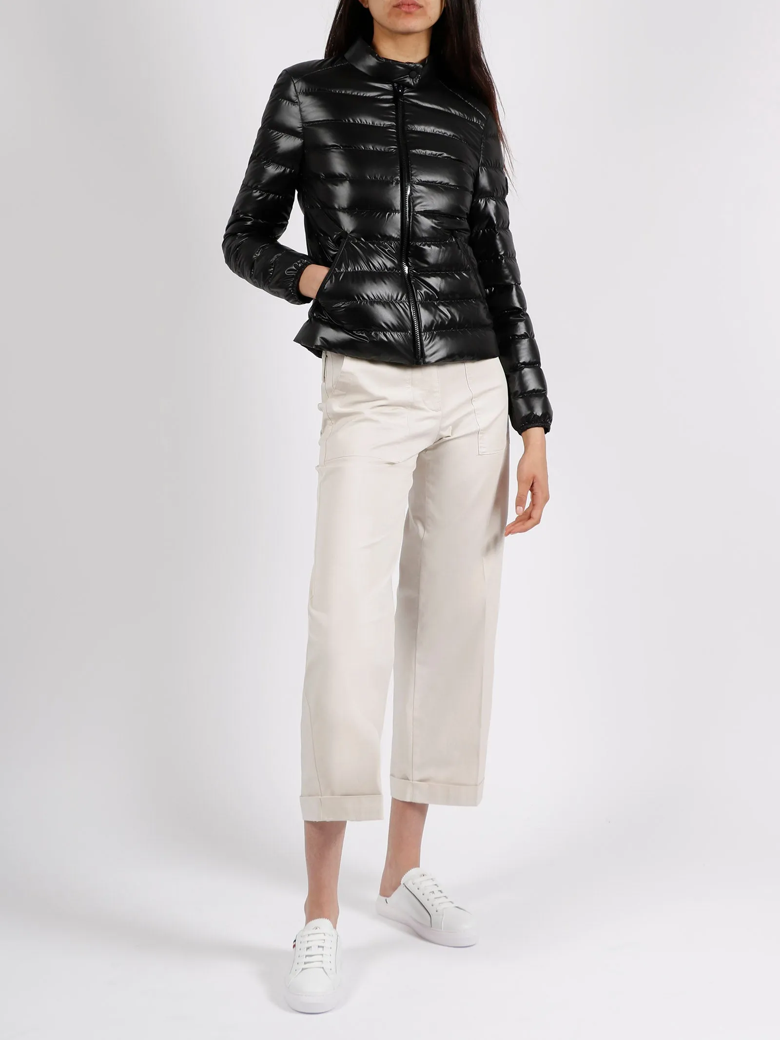 Moncler Larmor Zip-Up Padded Jacket