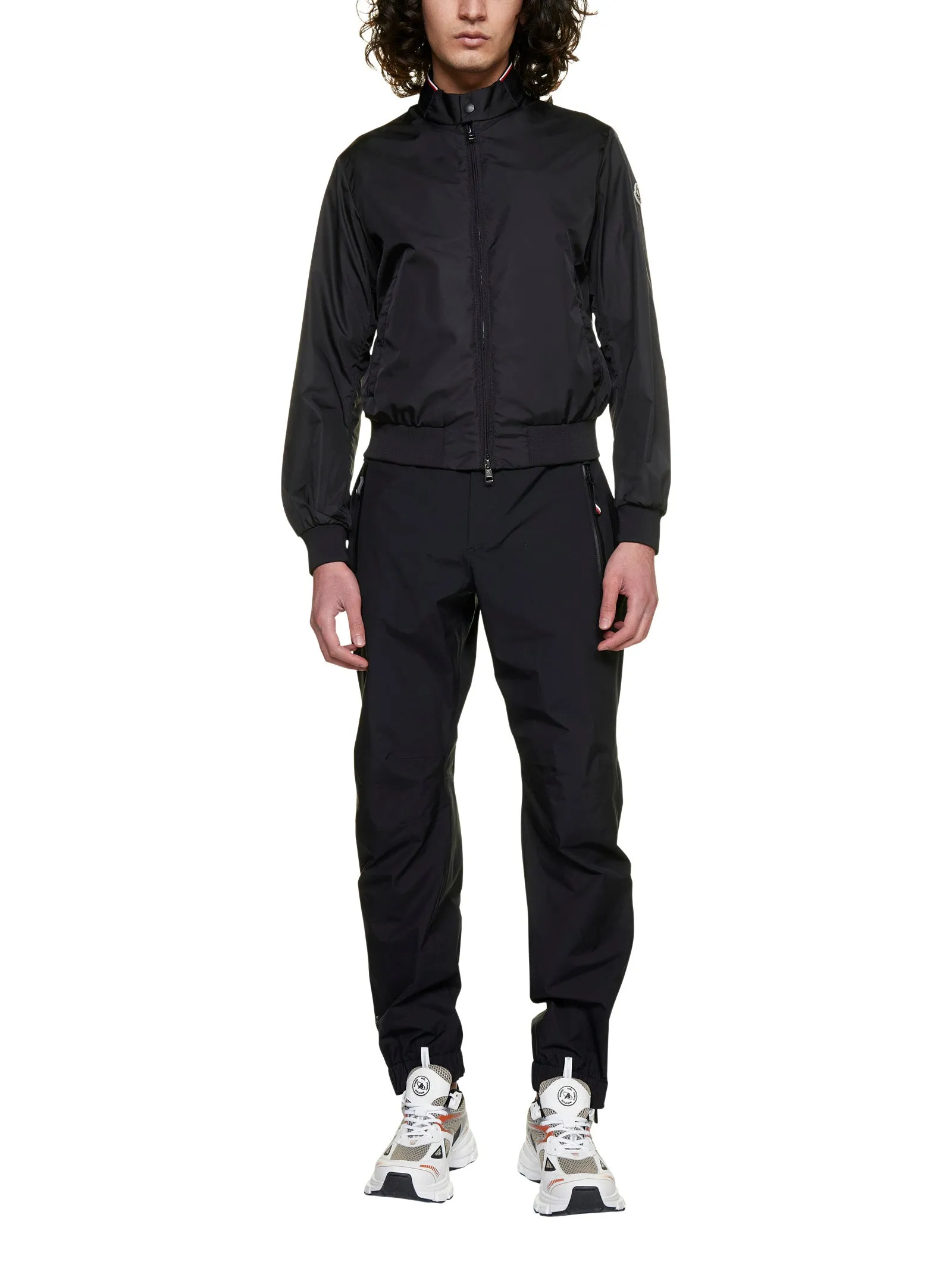 Moncler Zip-Up Hooded Cropped Jacket