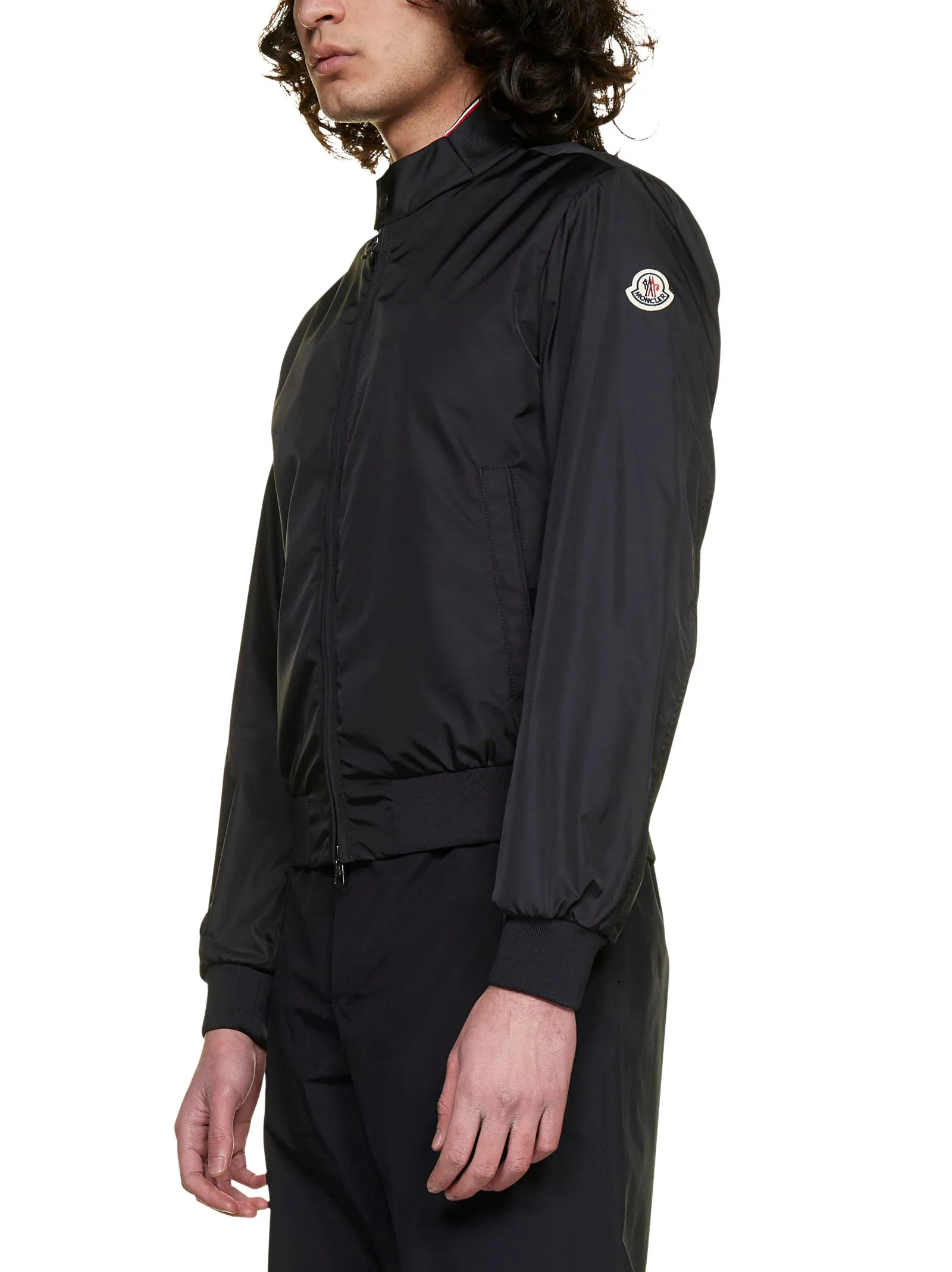 Moncler Zip-Up Hooded Cropped Jacket