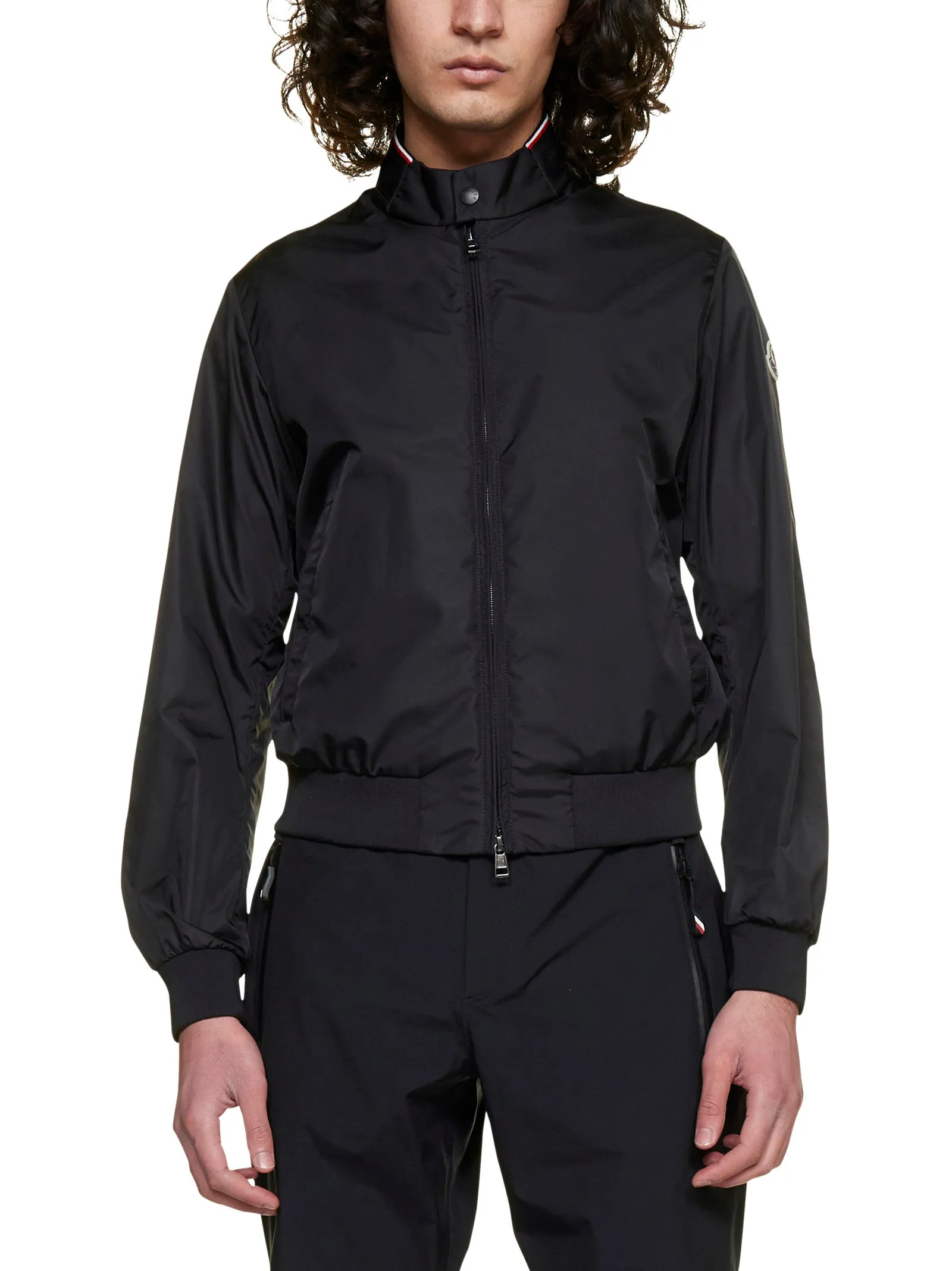 Moncler Zip-Up Hooded Cropped Jacket