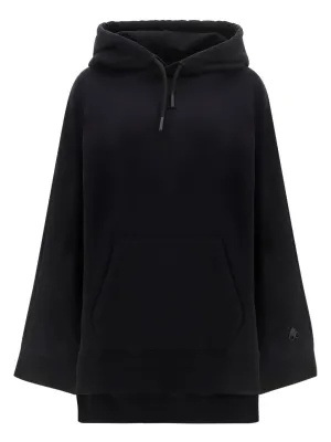 Moose Knuckles Logo Plaque Drawstring Hoodie