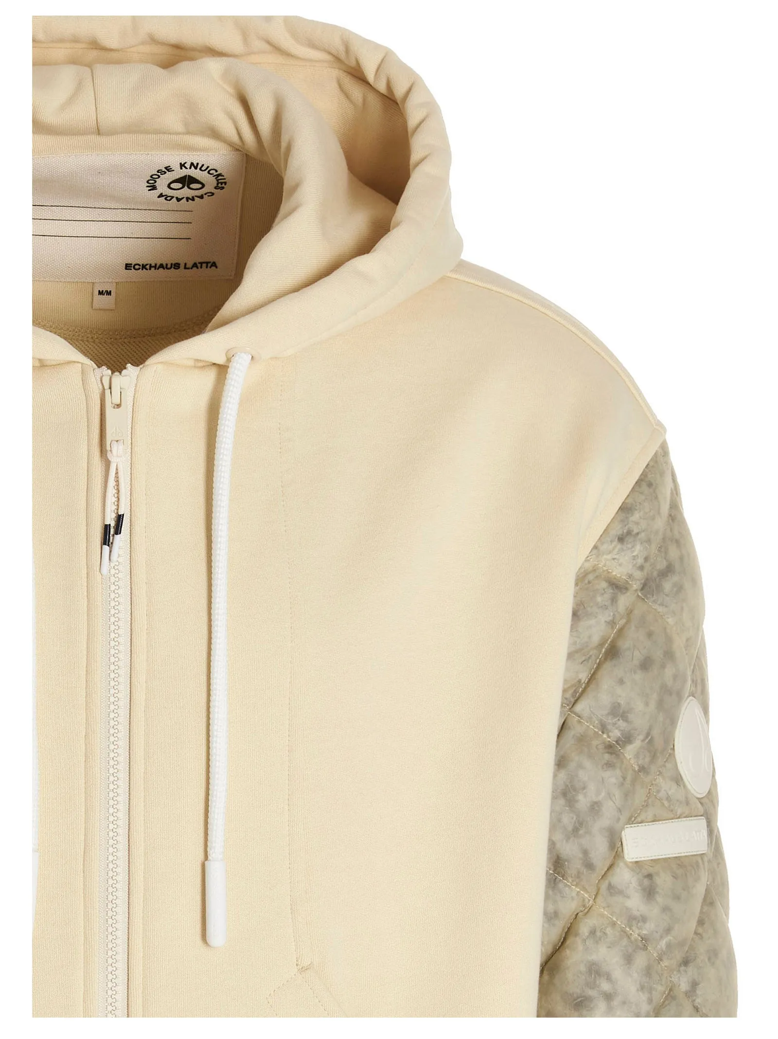 Moose Knuckles x Eckhaus Latta Zipped Drawstring Hoodie