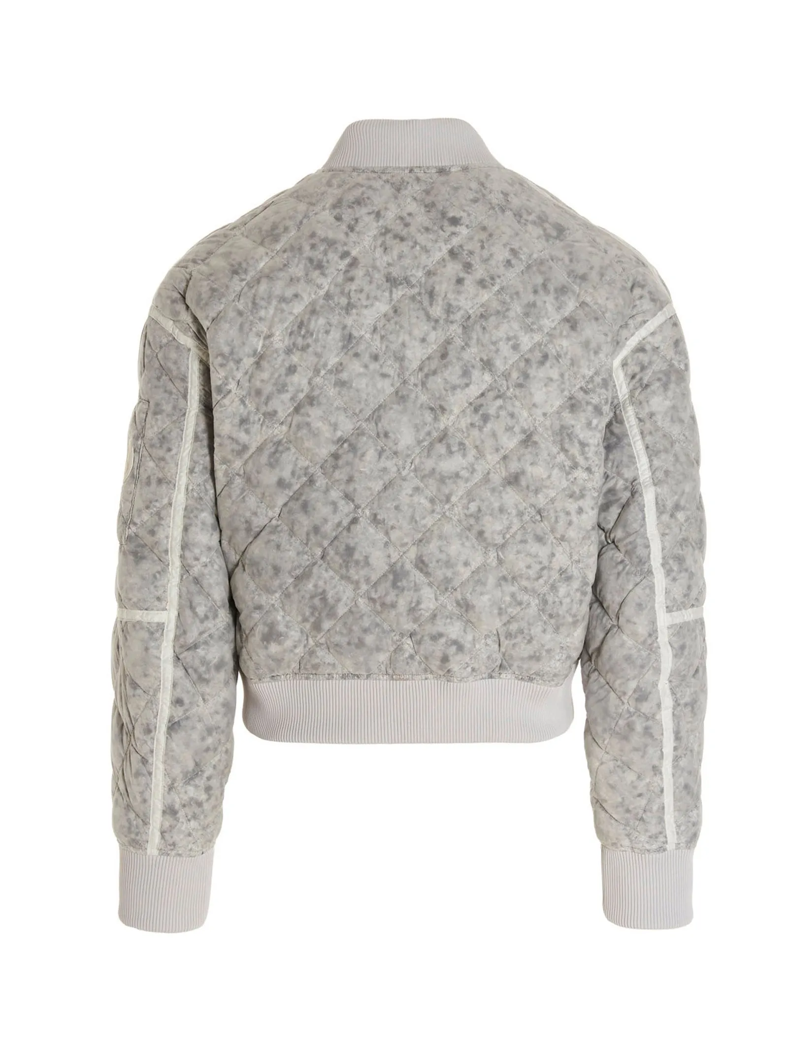 Moose Knuckles Zip-Up Quilt Bomber Jacket