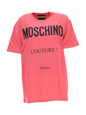 Moschino Couture Logo Printed Crewneck T-Shirt