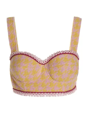 Moschino Jacquard Croppped Top