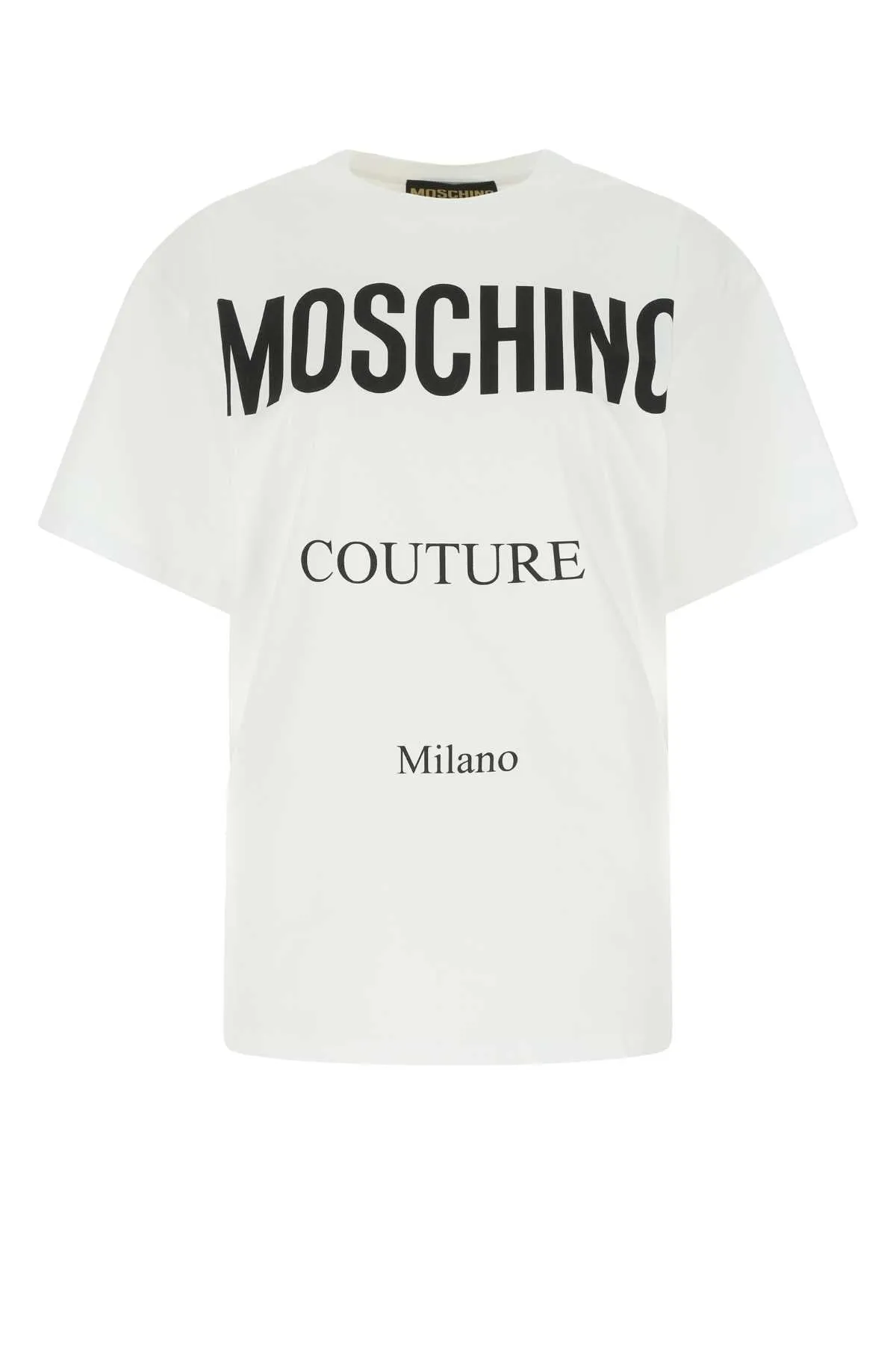 Moschino Large Logo Printed Crewneck T-Shirt
