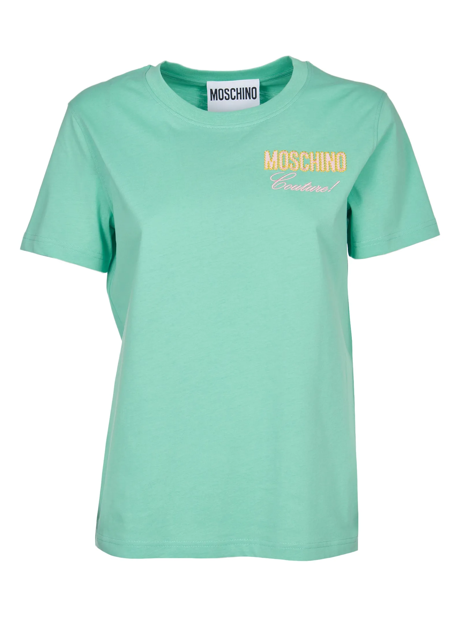 Moschino Logo Embroidered Crewneck T-Shirt