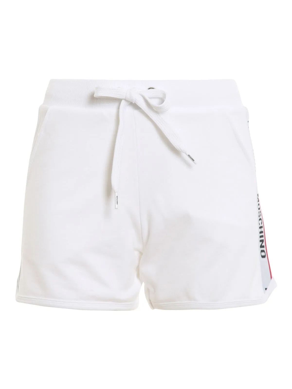 Moschino Logo Tape Drawstring Track Shorts