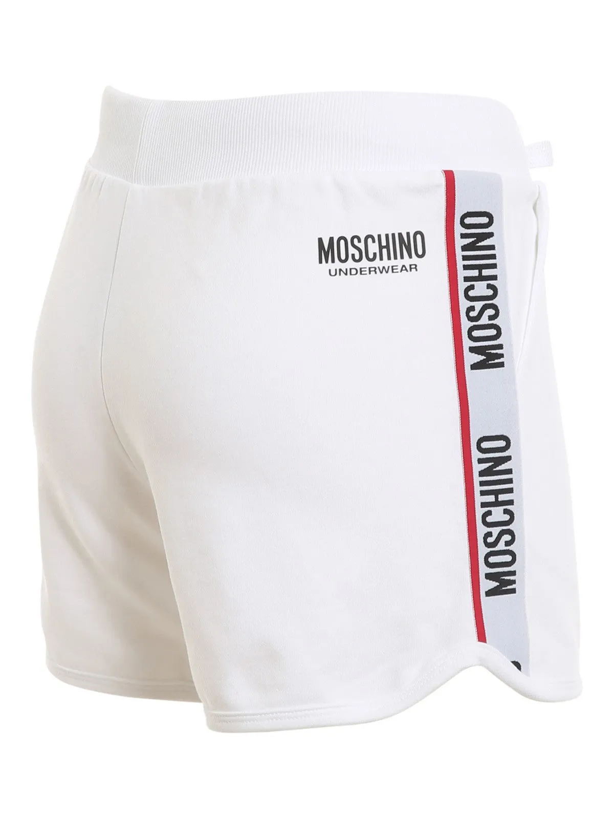 Moschino Logo Tape Drawstring Track Shorts