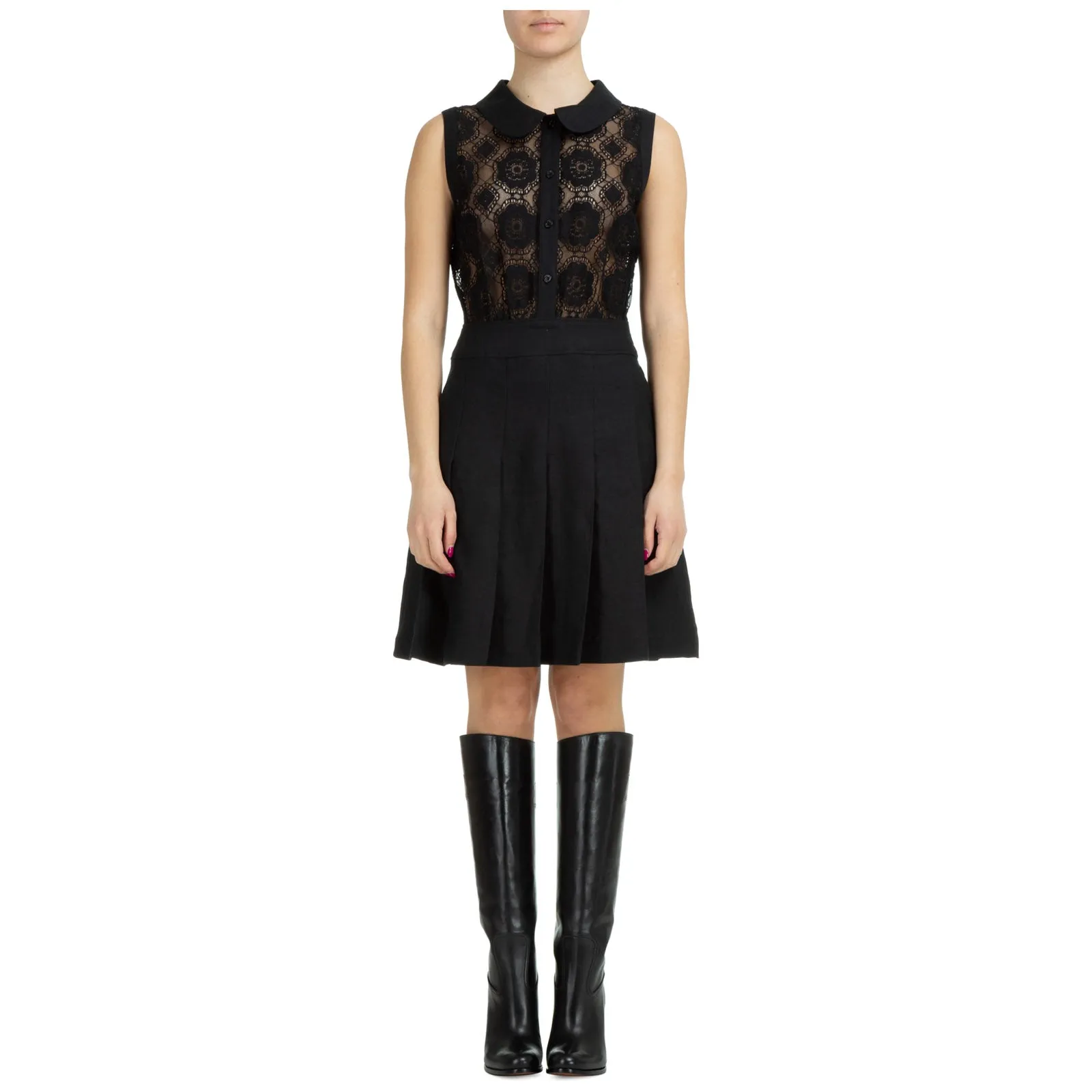 Moschino Pleated Midi Dress