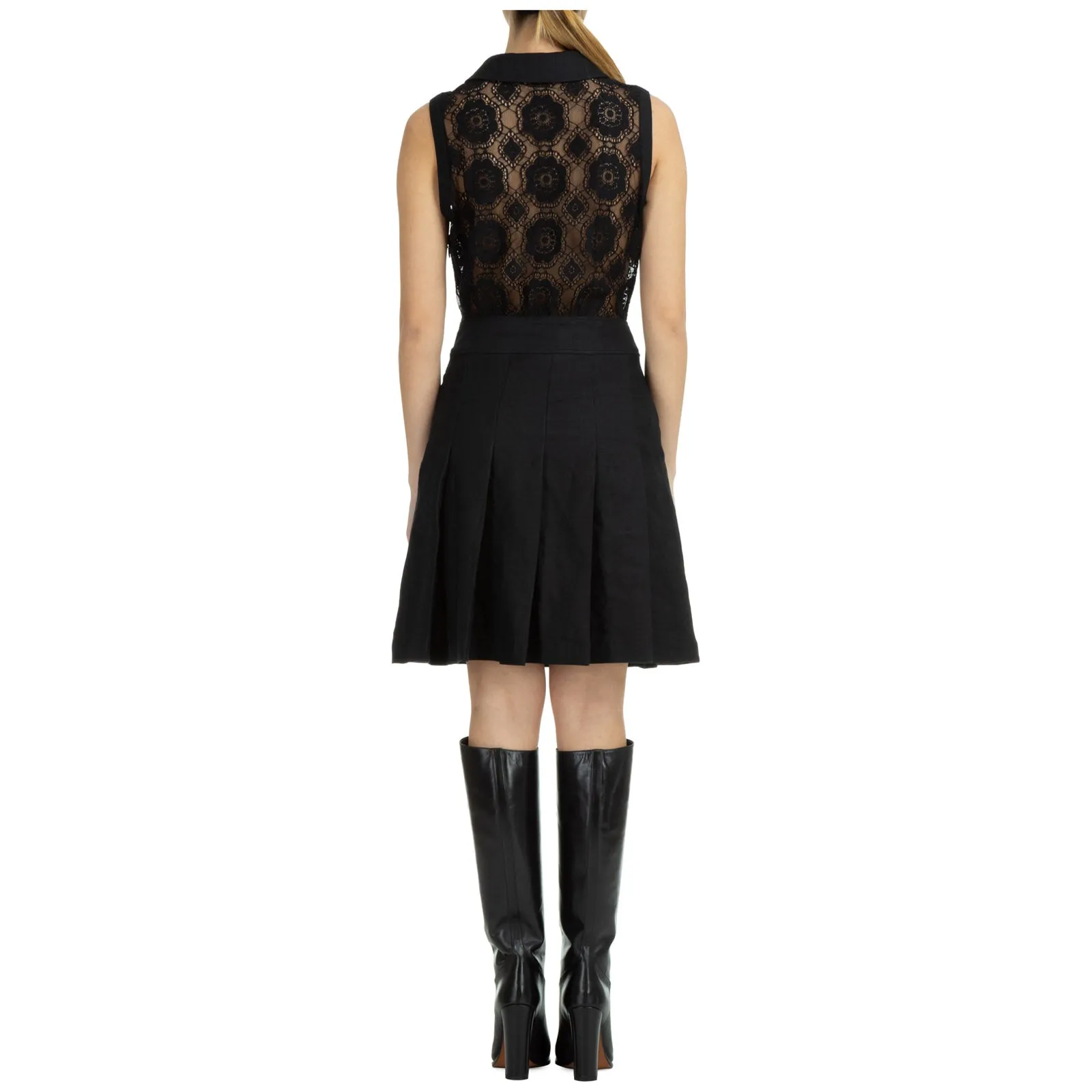 Moschino Pleated Midi Dress