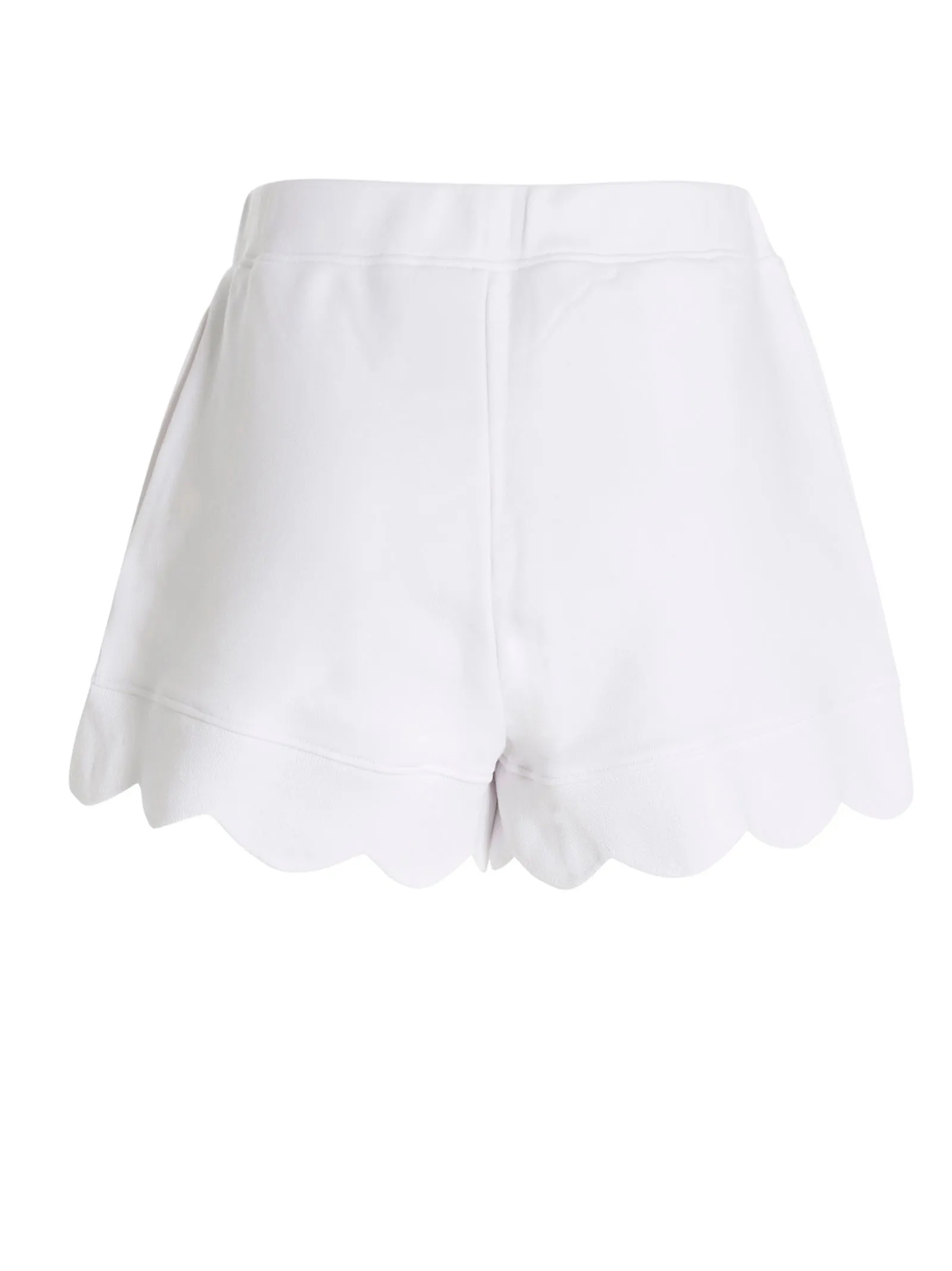 Moschino Scallop-Edge Elasticated Waist Shorts