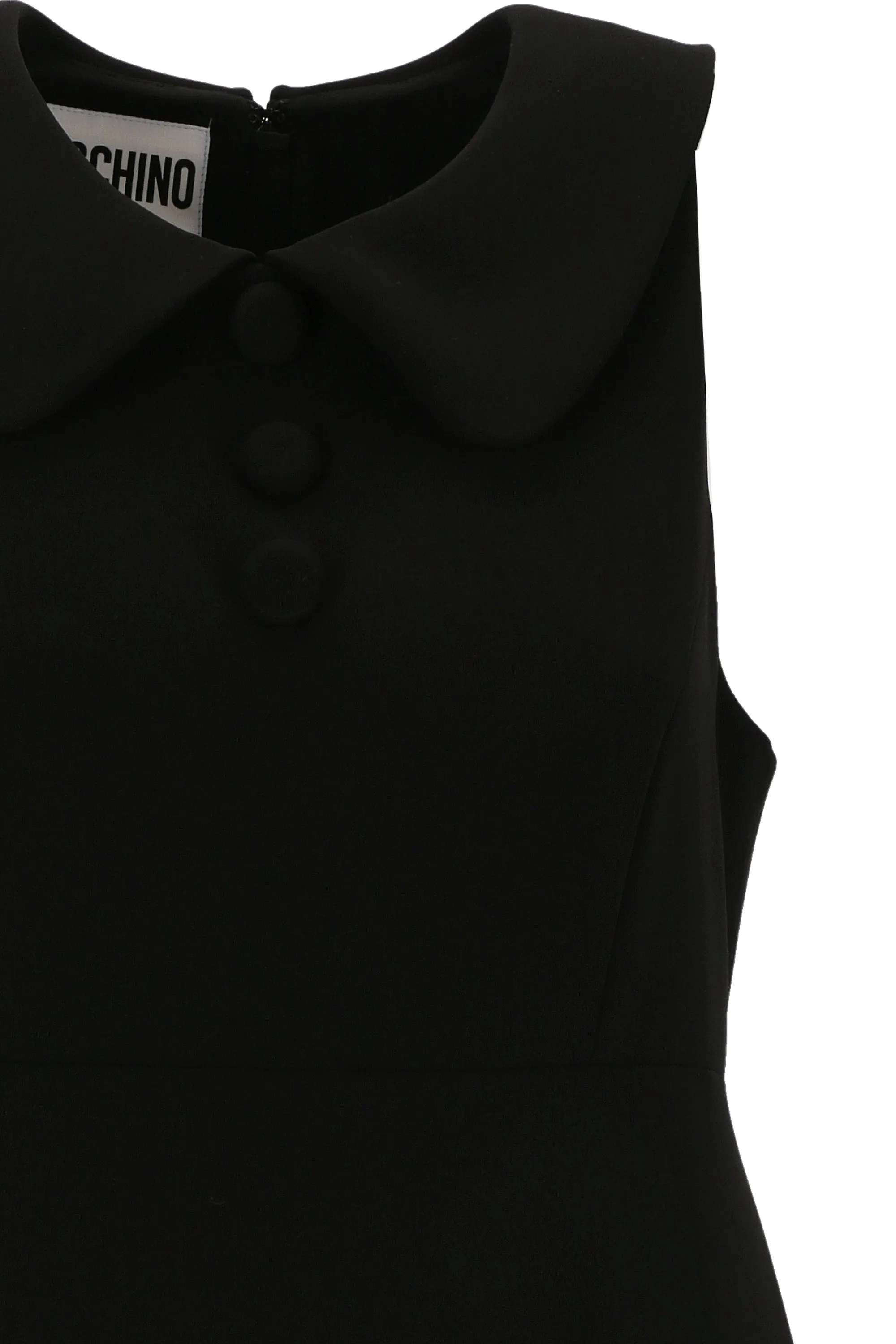 Moschino Sleeveless Button Detailed Midi Dress