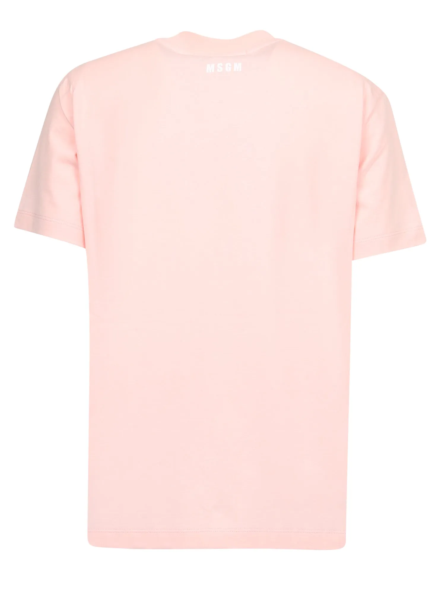 MSGM Heart Cut-Out Crewneck T-Shirt