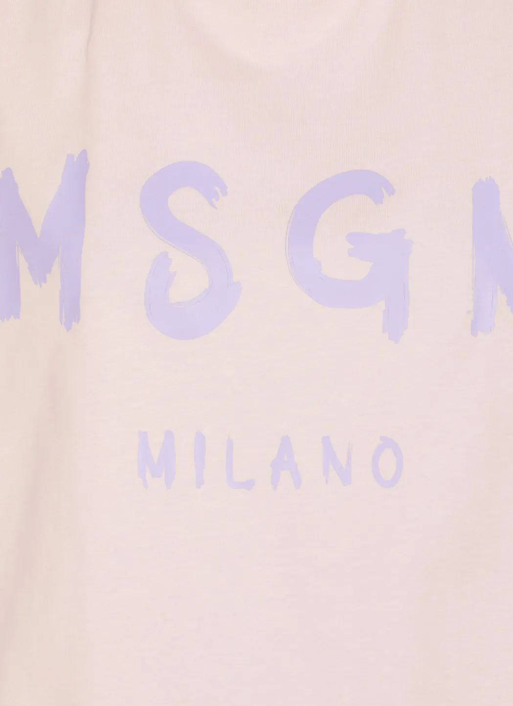 MSGM Logo Printed Crewneck T-Shirt Dress
