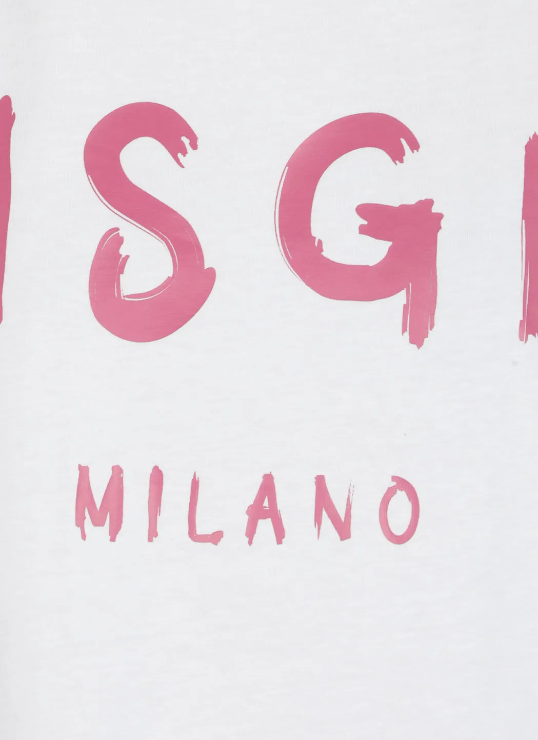 MSGM Logo Printed Crewneck T-Shirt Dress