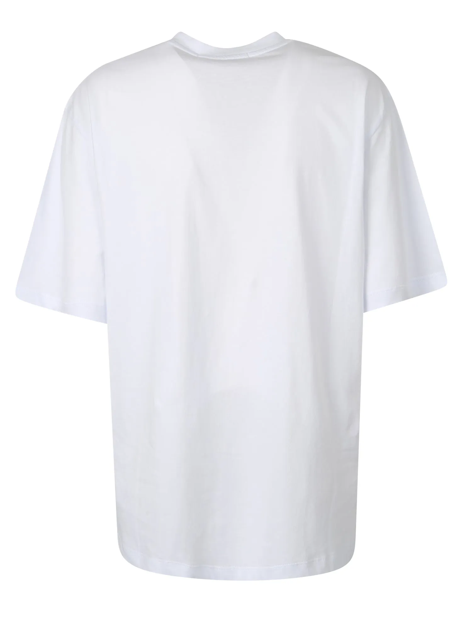 MSGM Logo Printed Crewneck T-Shirt