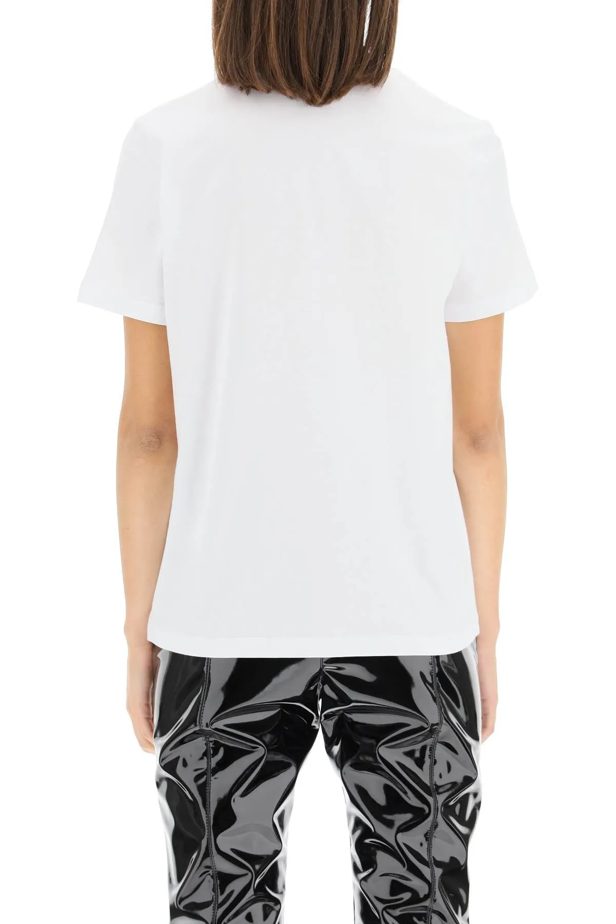 MSGM Logo Printed Crewneck T-Shirt