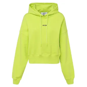 MSGM Logo Printed Drawstring Hoodie