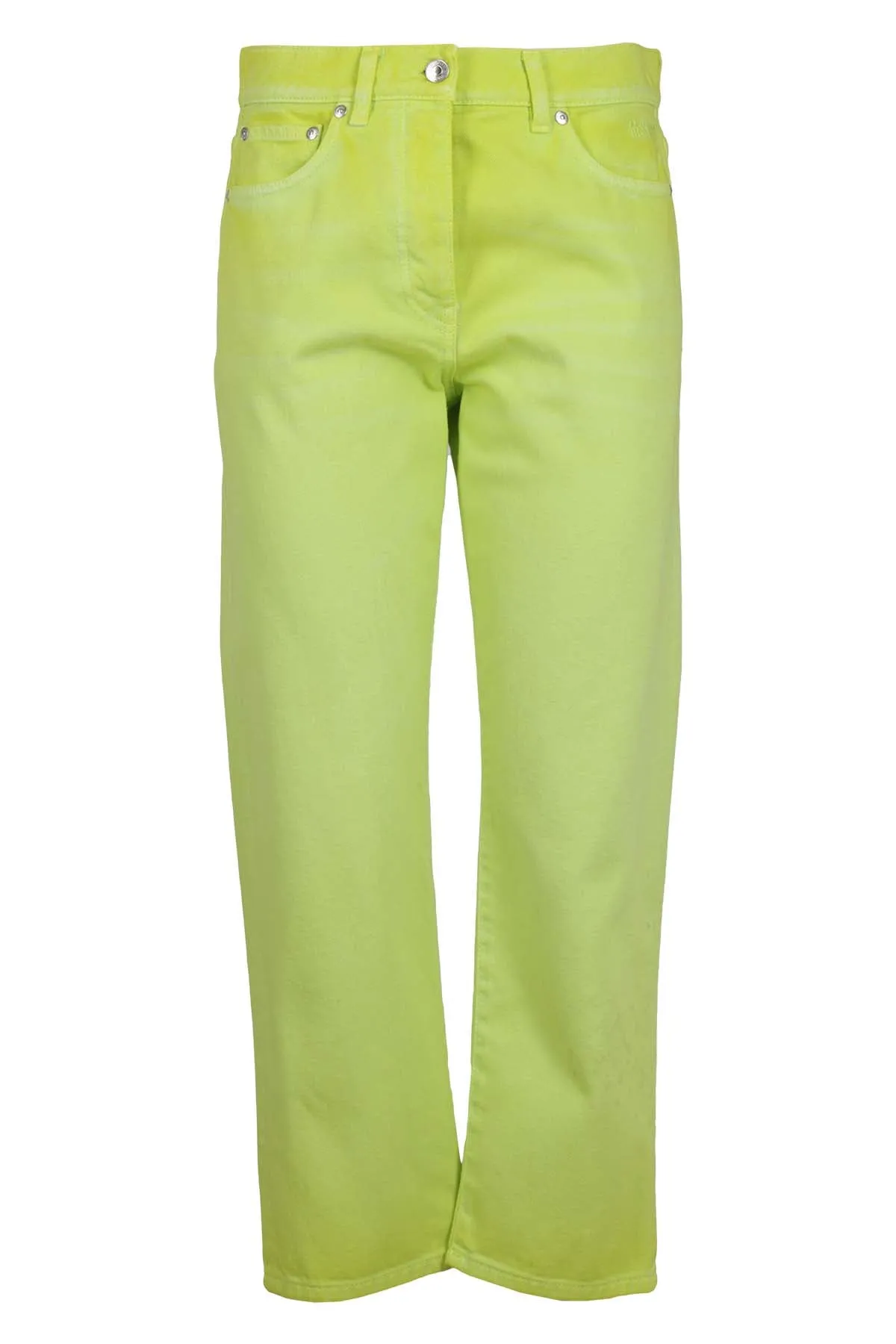 MSGM Tapered Leg Cropped Jeans