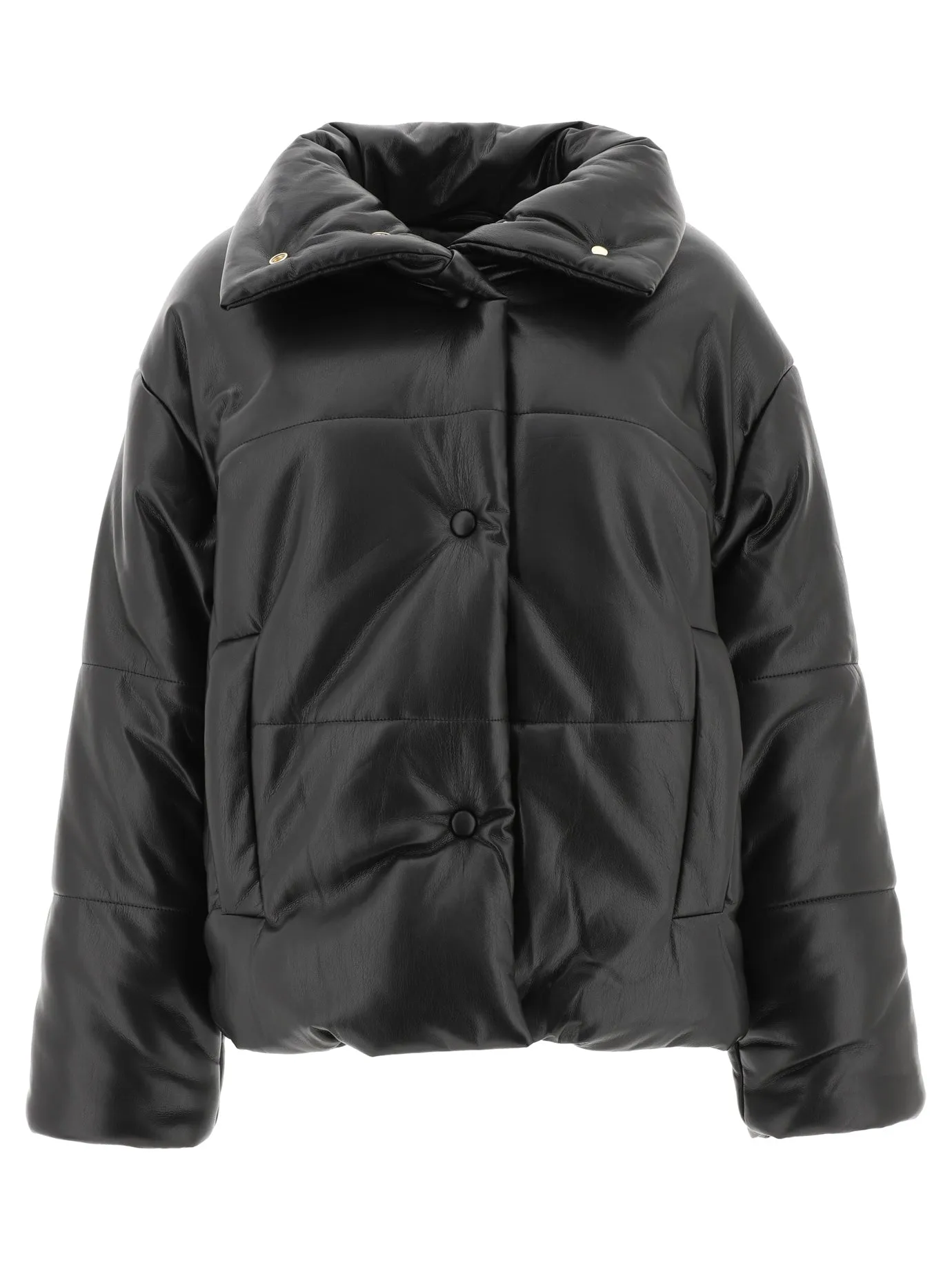 Nanushka Hide High-Neck Puffer Jacket