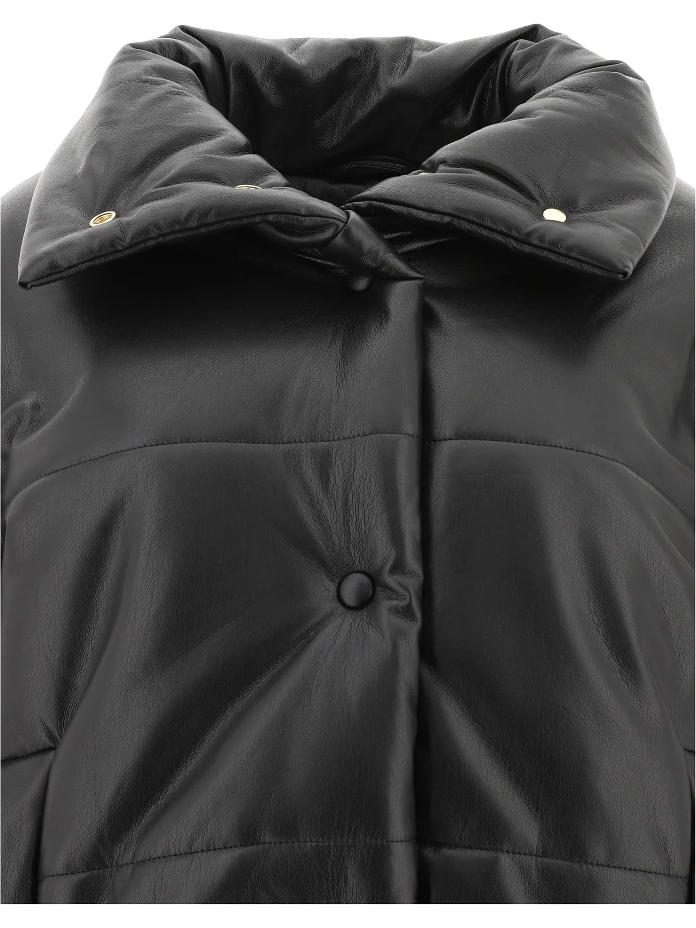 Nanushka Hide High-Neck Puffer Jacket