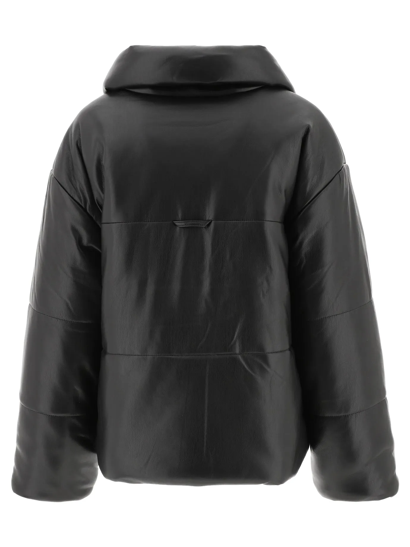 Nanushka Hide High-Neck Puffer Jacket