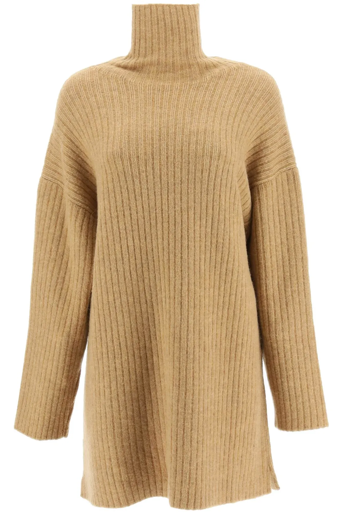 Nanushka Ribbed High-Neck Jumper Dress