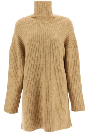 Nanushka Ribbed High-Neck Jumper Dress
