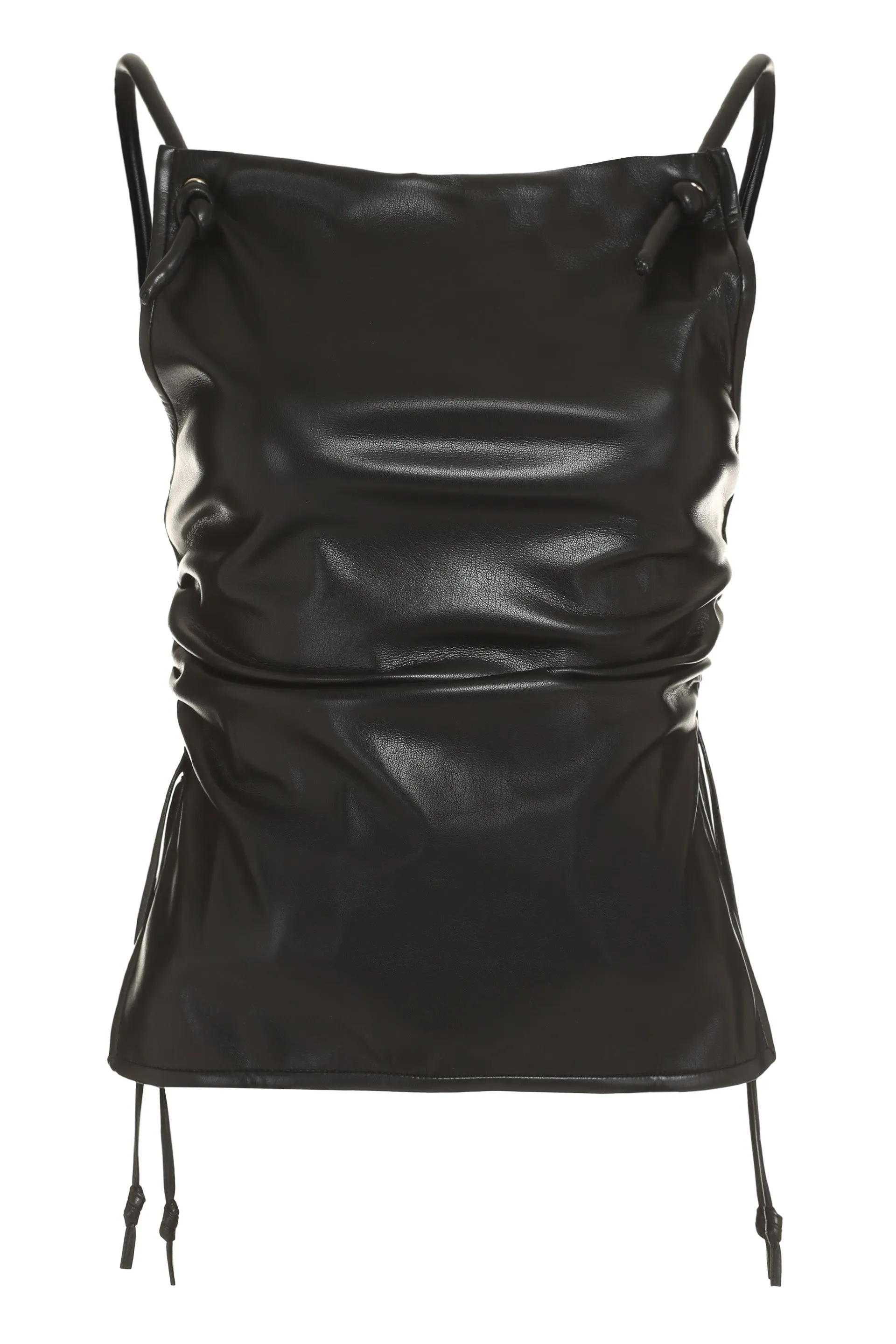 Nanushka Tubular-Strap Square Neck Top