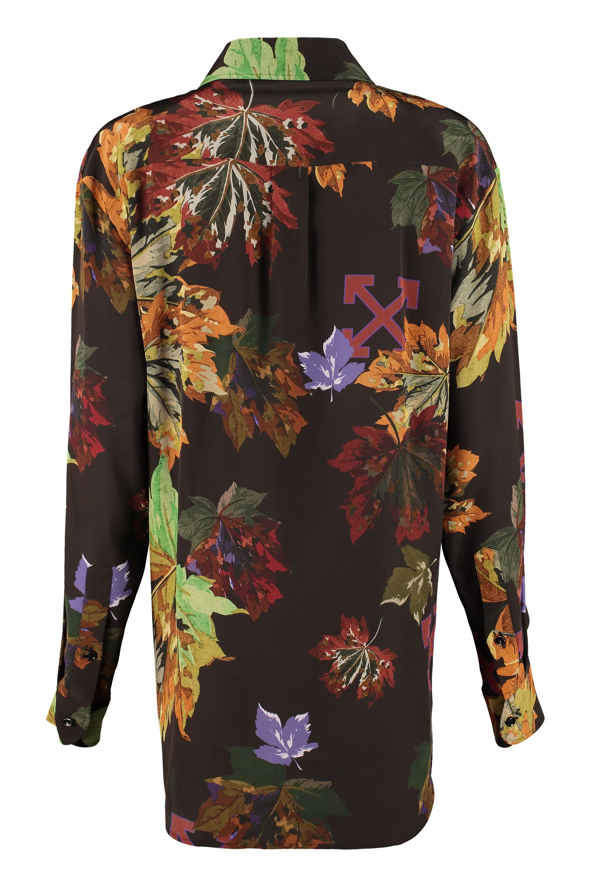 Off-White Allover Graphic Printed Buttoned Shirt