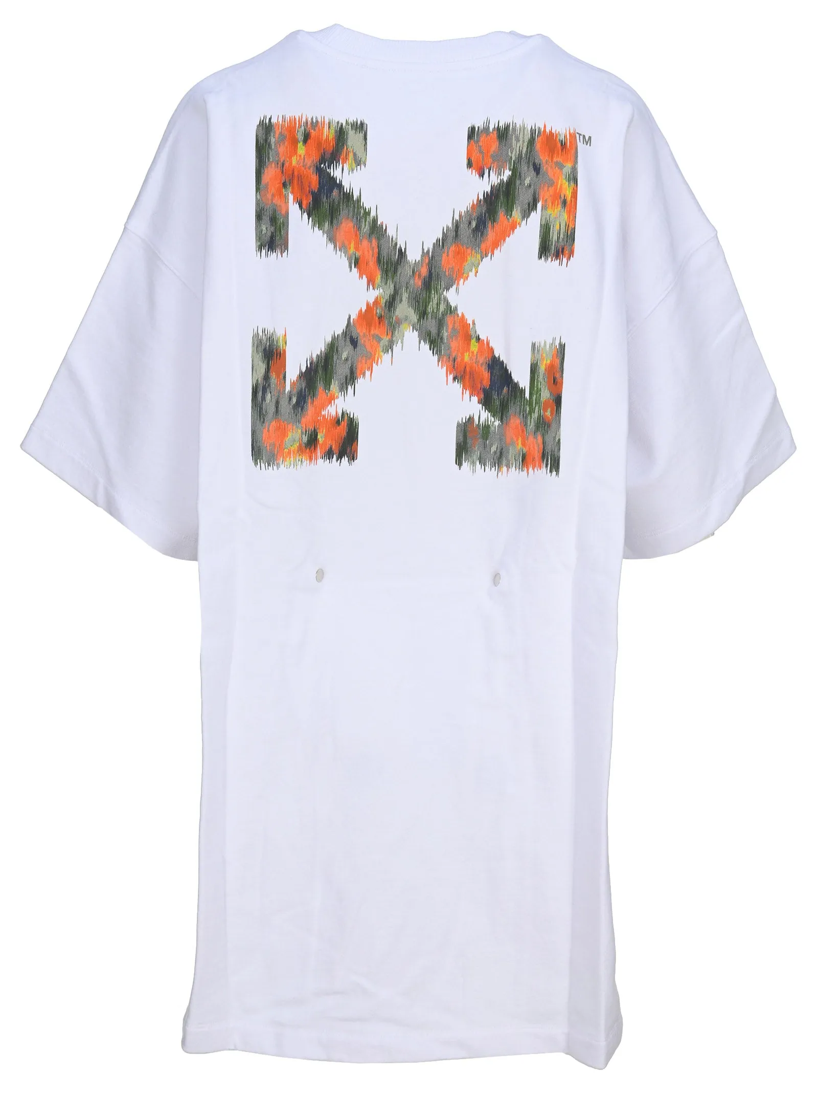 Off-White Chine T-Shirt Dress