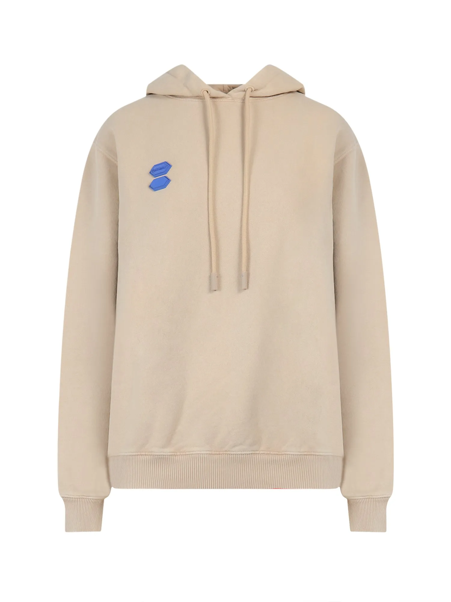 Off-White Logo Patch Drawstring Hoodie