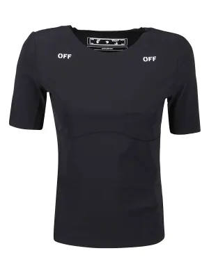 Off-White Logo Print Short-Sleeved T-Shirt