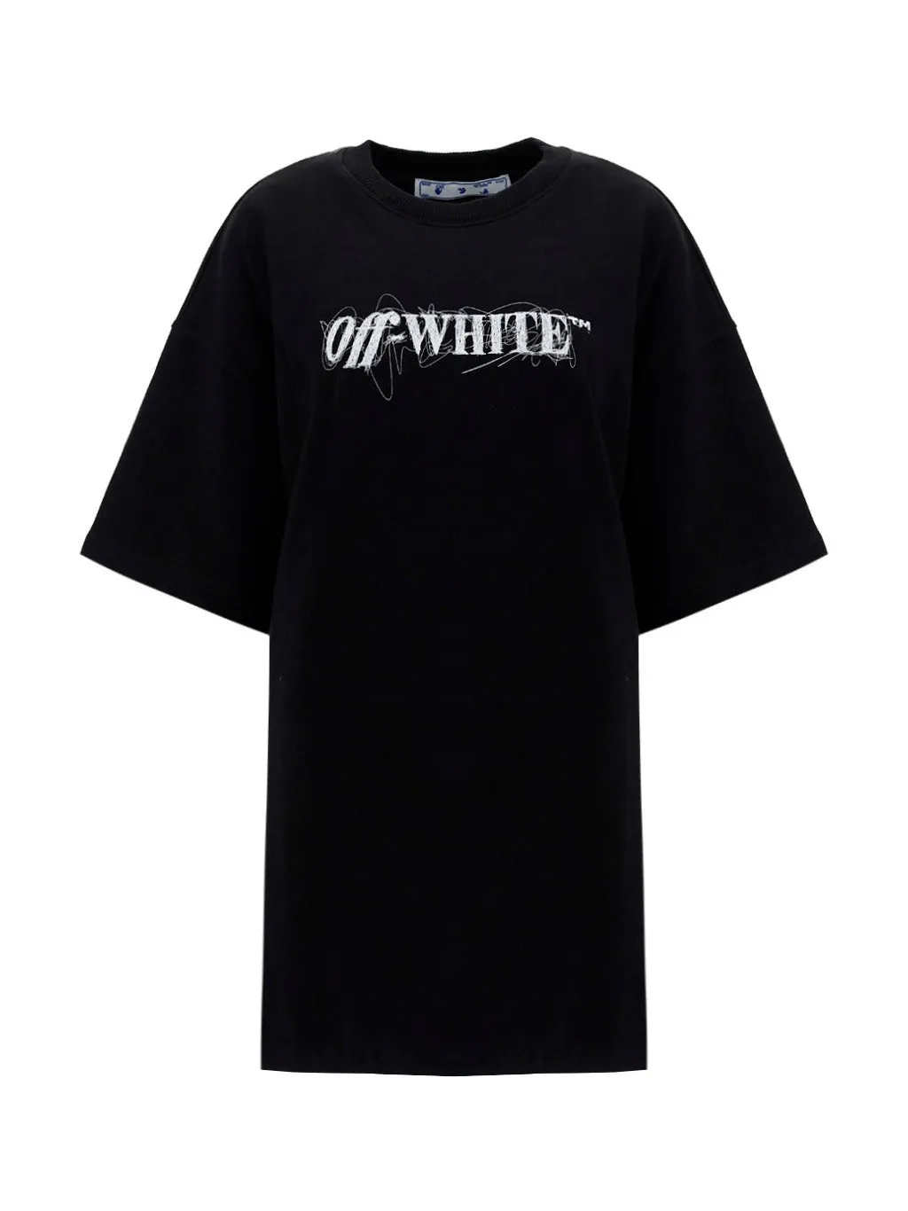Off-White Logo Print T-Shirt Dress