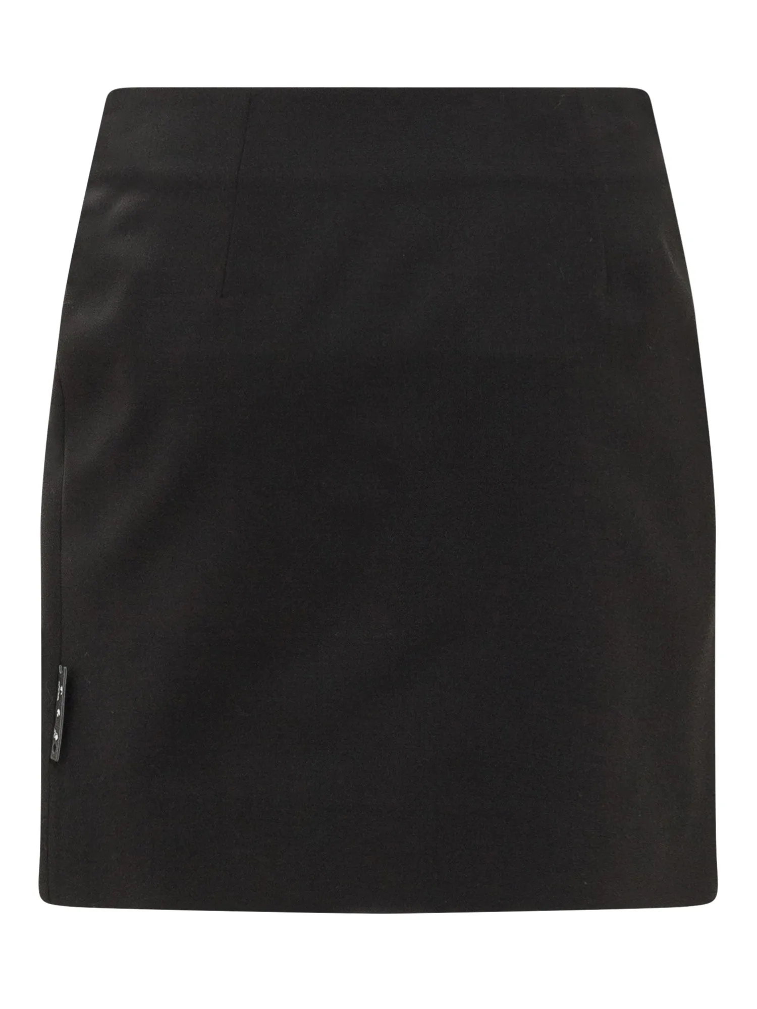 Off-White Logo Print Wrap Mini Skirt