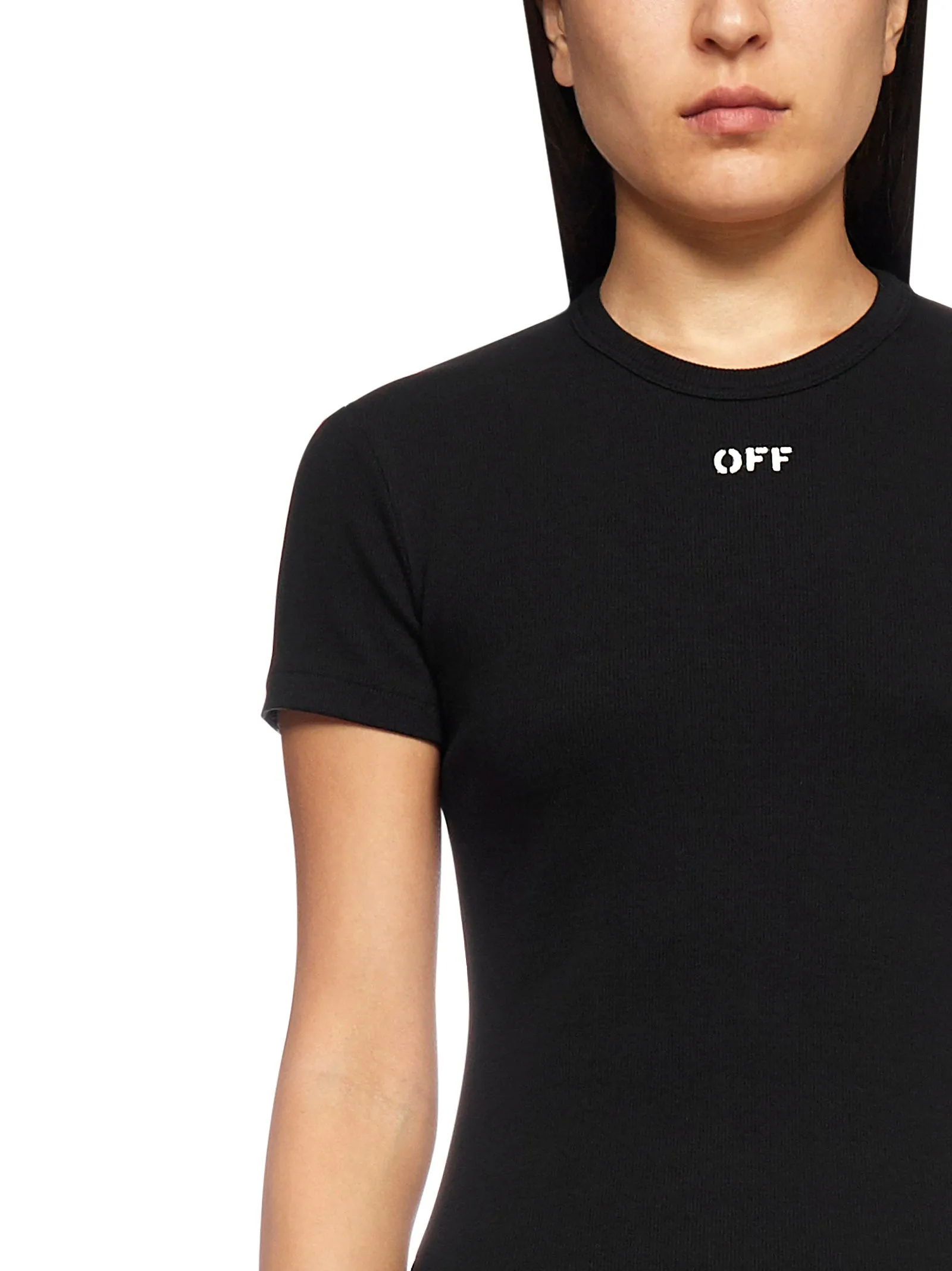 Off-White Logo Printed Crewneck T-Shirt