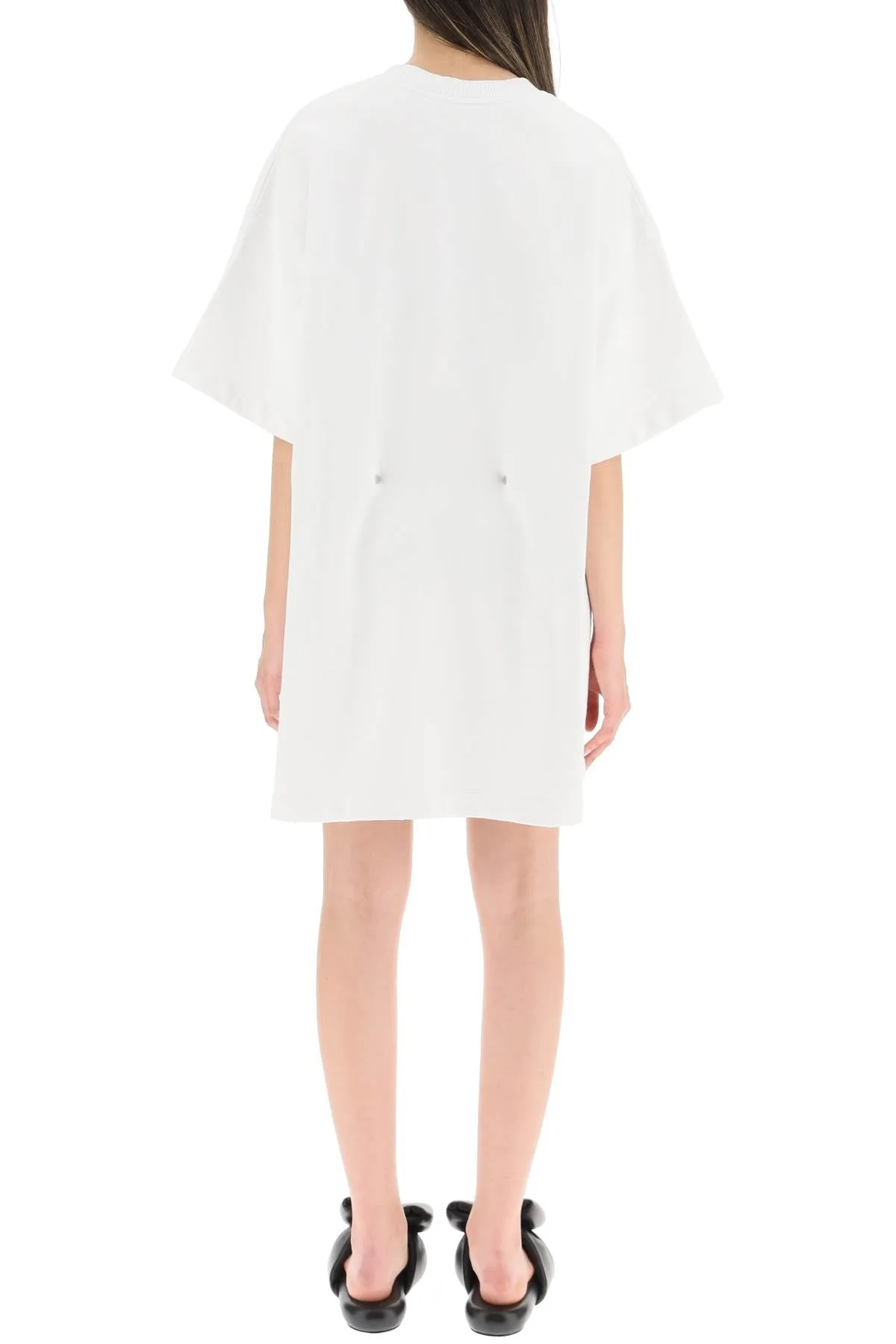 Off-White Logo Printed Mini Shirt Dress