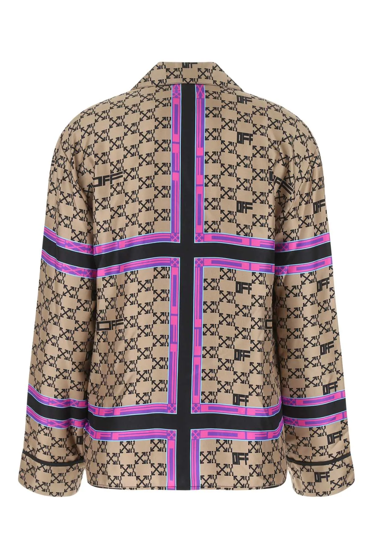 Off-White Monogram Print Pajama Shirt