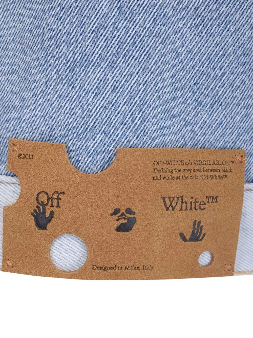 Off-White Sleeveless Denim Jacket